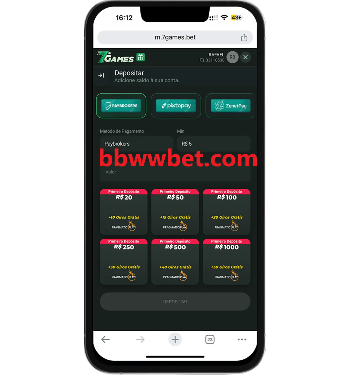 Baixe o aplicativo bbw.bet para jogar a qualquer momento